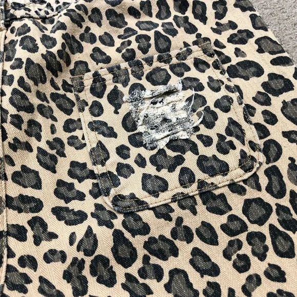 Leopard Print Distressed Pants - SOLD - Picture 6 of 6